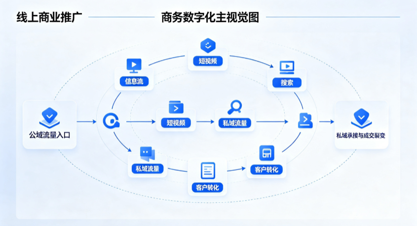 大渡口区线上商业推广怎么做？全域流量闭环搭建与低成本转化实战指南